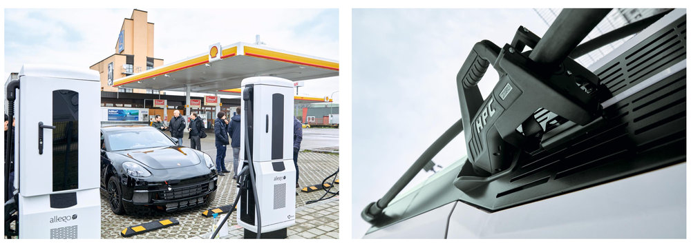 La tecnologia High Power Charging è una realtà per la ricarica di tutti i giorni– infrastruttura di ricarica rapida installata presso la stazione di servizio Euro Rastpark Jettingen in Germania